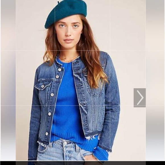 AMO Lola denim jacket NWT, Size XS, Med Blue Wash - Picture 2 of 16